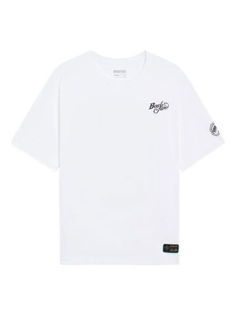 Li-Ning Li-Ning BadFive Plants Graphic T-shirt 'White' AHSS725-1