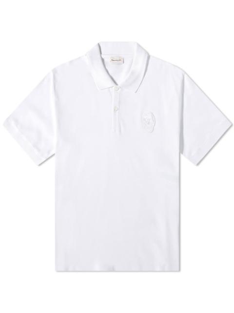 Alexander McQueen Alexander McQueen Skull Patch Polo Shirt