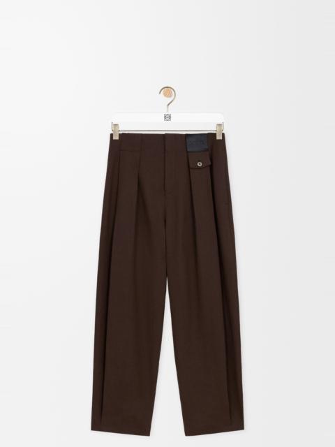 Loewe Trousers in cotton and linen