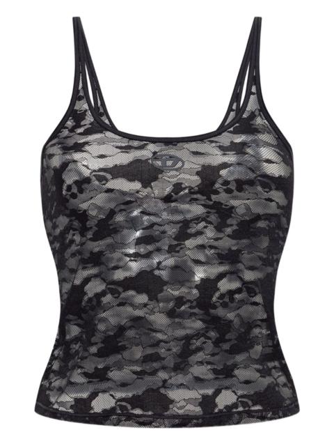 Diesel Kirsten lace-patterned camisole top