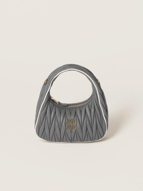 Miu Miu Wander matelassé nappa leather bag