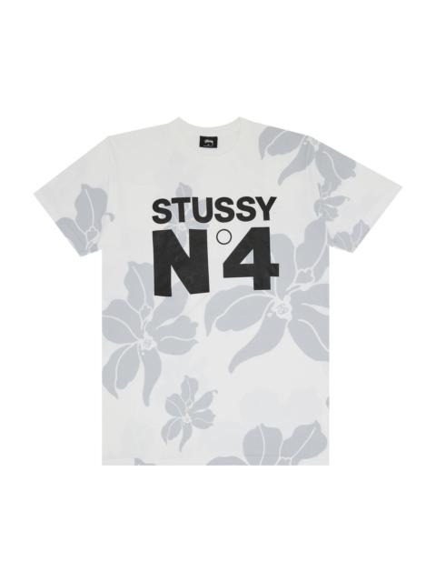 Stussy No. 4 Flowers Tee 'White'