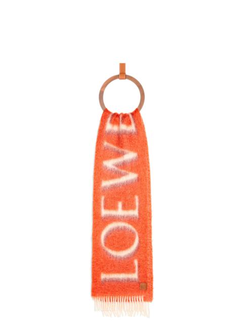 Loewe LOEWE scarf in wool and mohair