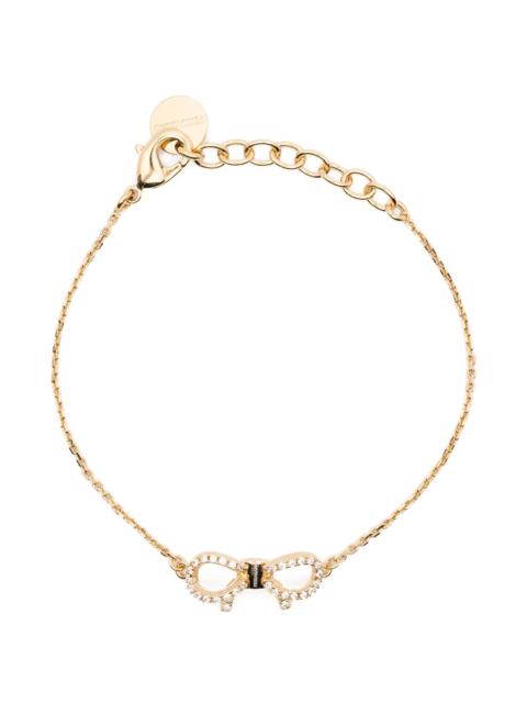 FERRAGAMO Ferragamo Vara Bow Crystal-embellished Bracelet