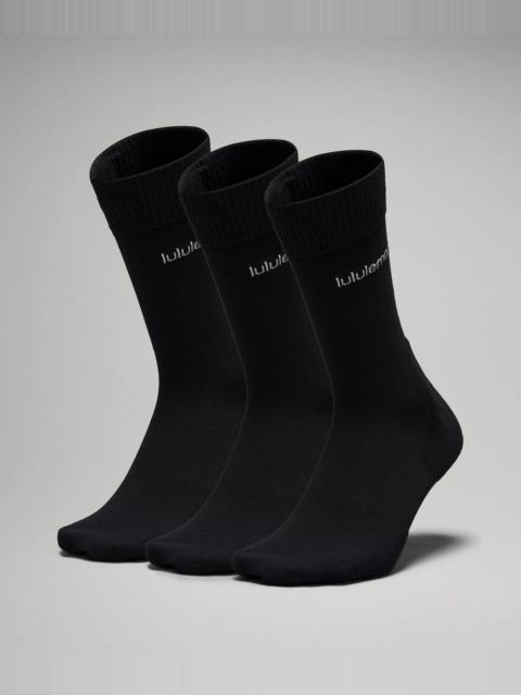 Men's Daily Stride Comfort Crew Socks *3 Pack