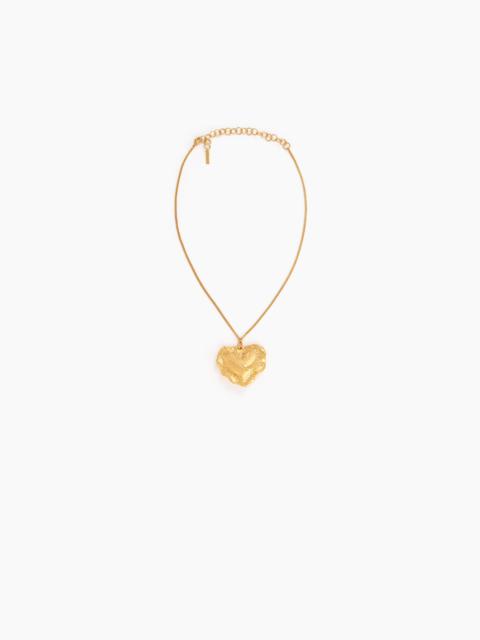 NINA RICCI PENDANT CUSHION HEART NECKLACE