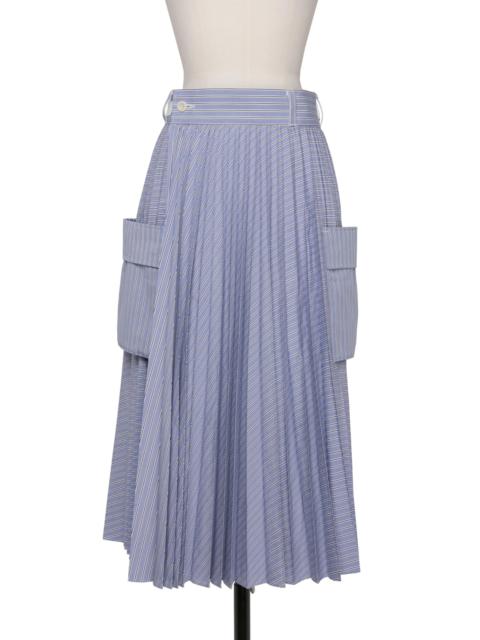 sacai Thomas Mason Cotton Poplin Skirt