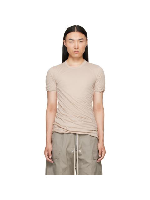 Rick Owens Taupe Tower Double S/S T-shirt
