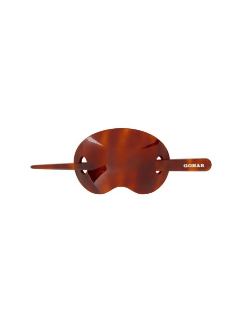 Gohar World Brown & Black Bean Barrette