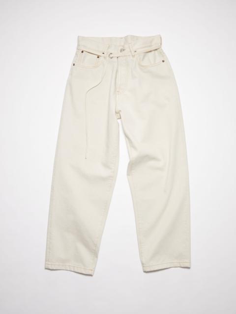 Loose fit jeans - White