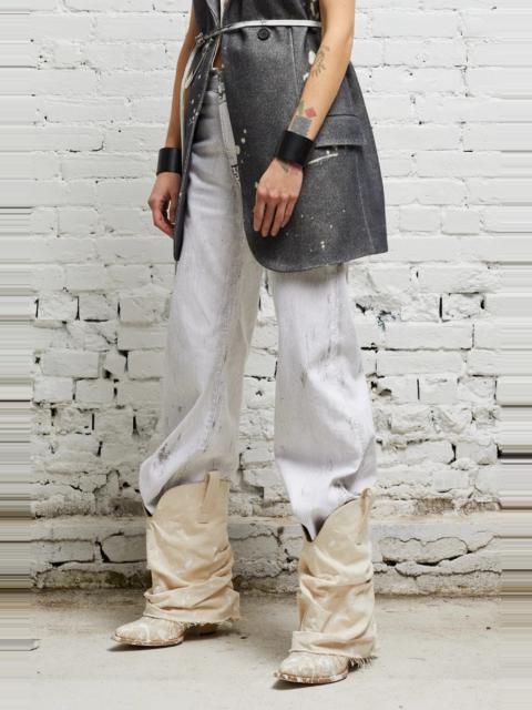 R13 JANE JEAN - CRACKLED GREY