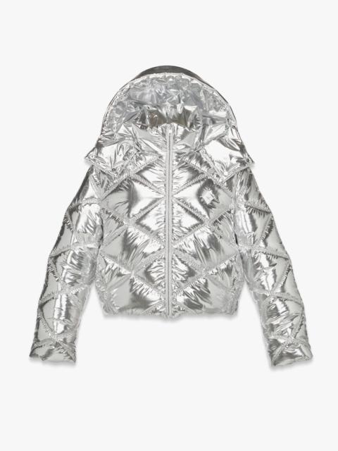 MCM Après-Ski Quilted Puffer Jacket in Metallic Polyester