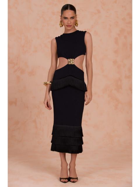 PatBO ISADORA KNIT CUT-OUT MIDI DRESS