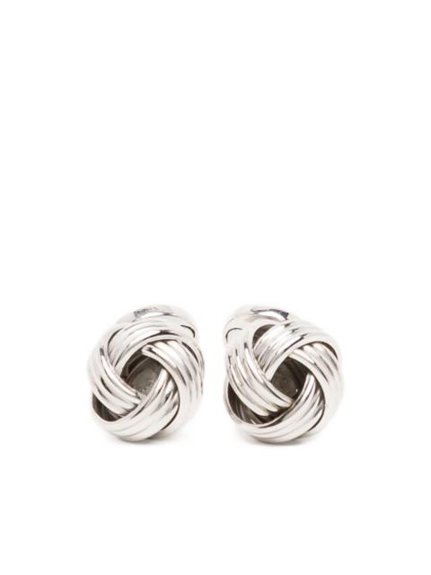GIORGIO ARMANI knot-detail cufflinks