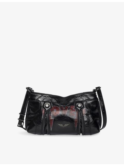 Zadig & Voltaire Sunny Moody Patent-Leather Cross-Body Bag