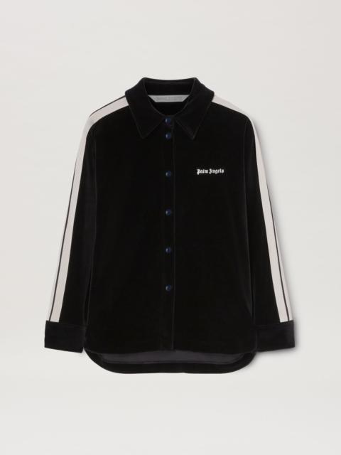 Palm Angels Velvet Classic Track Shirt