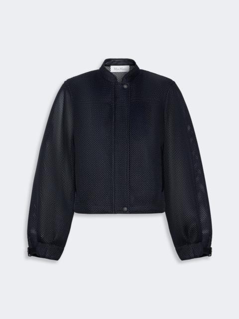 Max Mara ALCAMO Technical mesh boxy jacket - ULTRAMARINE