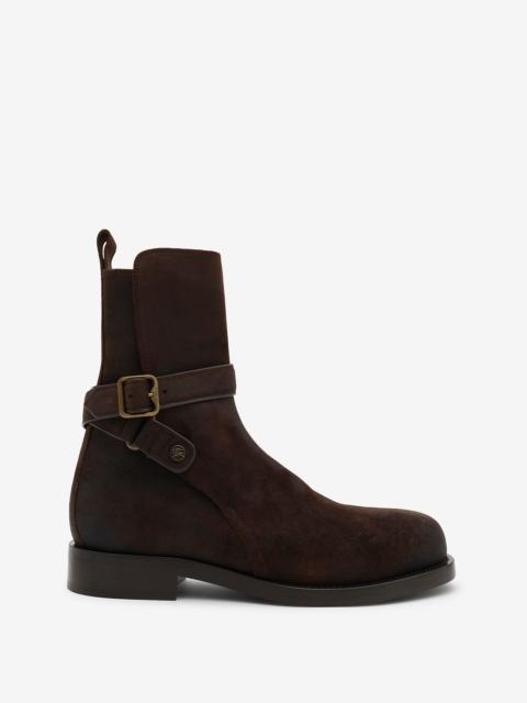 Burberry Waxed Suede Ledger Boots​​