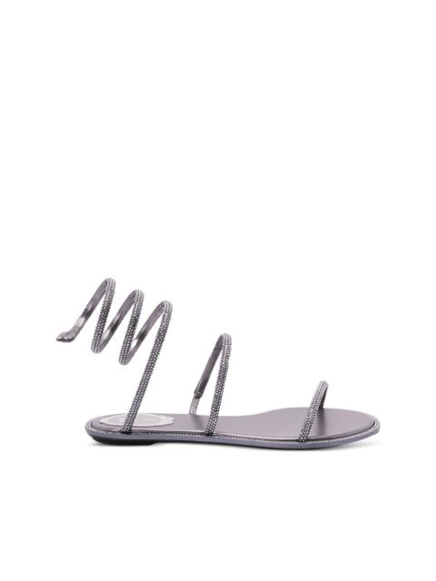 RENE CAOVILLA spiral-detail sandals