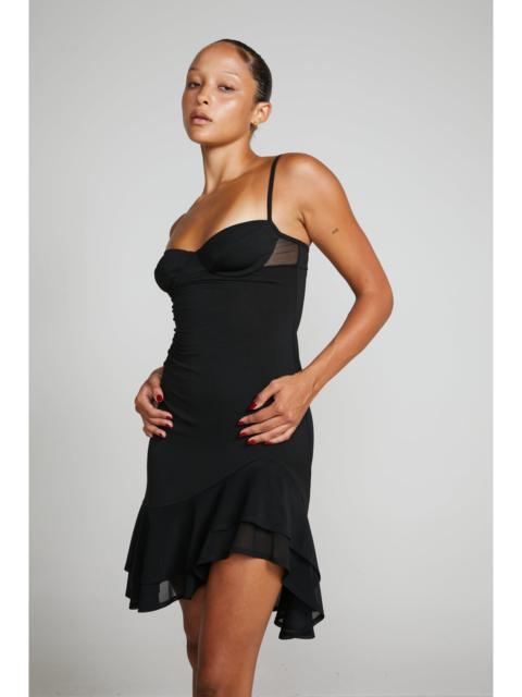 miaou CATERINA DRESS - BLACK