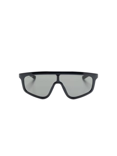 shield-frame sunglasses