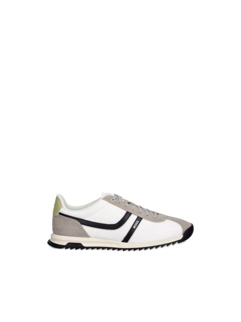 BOSS panelled low-top sneakers