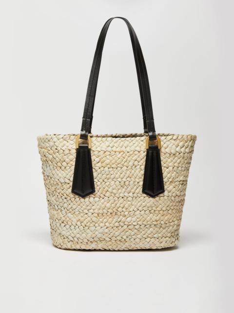 Max Mara PANIERM Straw bucket bag