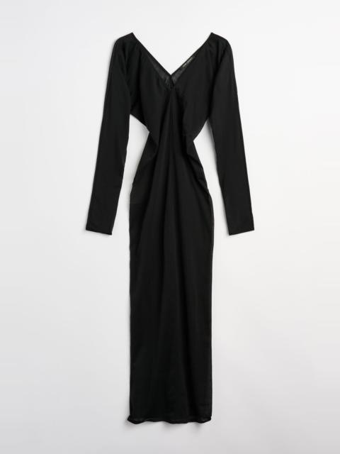 Our Legacy Cheer Dress Black Stocking Jersey
