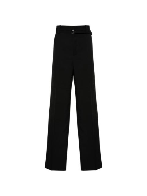 Jil Sander belted tailored trousers