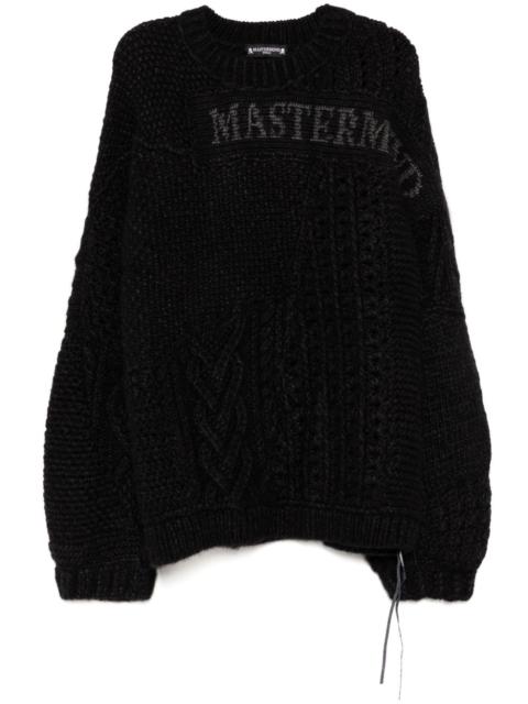 MASTERMIND WORLD logo-jacquard jumper