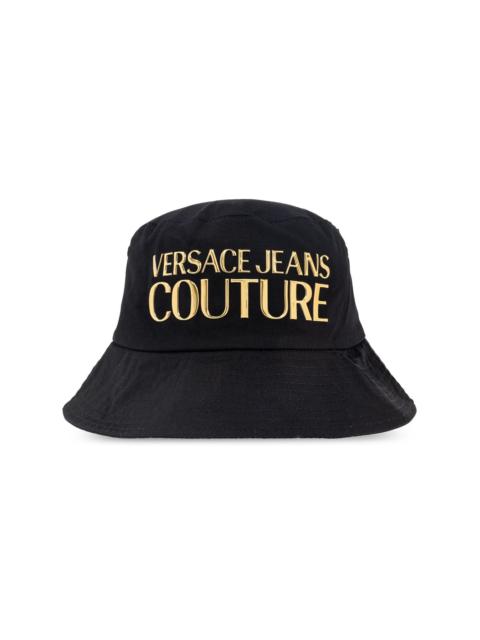 VERSACE JEANS COUTURE logo-lettering bucket hat
