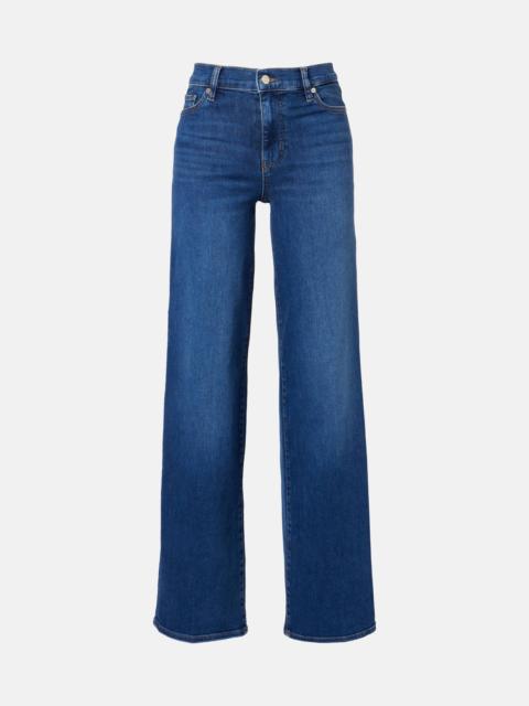 FRAME Le Slim high-rise wide-leg jeans