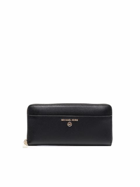 MICHAEL KORS logo-plaque zip-up wallet