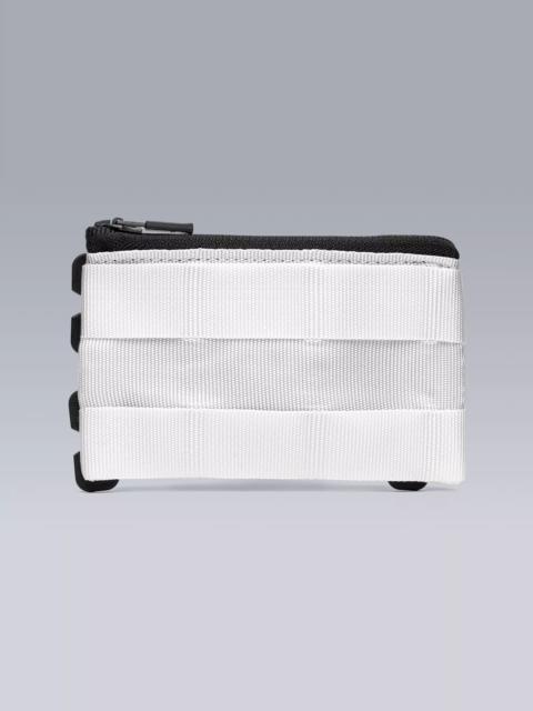 ACRONYM 3A-MP3TS-WHT Modular Tec Sys Peripheral Pocket Black Reverse Coil Zip