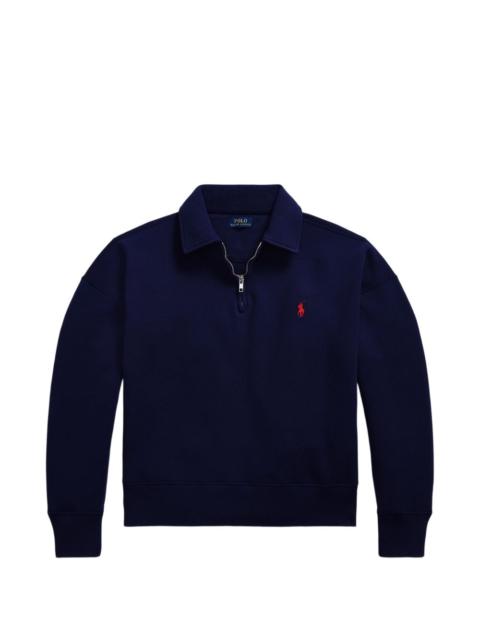 Polo Ralph Lauren quarter-zip logo-embroidered sweatshirt