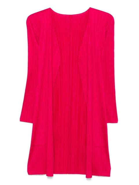 Pleats Please Issey Miyake pleated cardigan