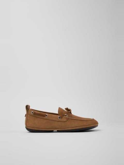 CAMPERLAB Brown Nubuck Ballerinas for Women.
