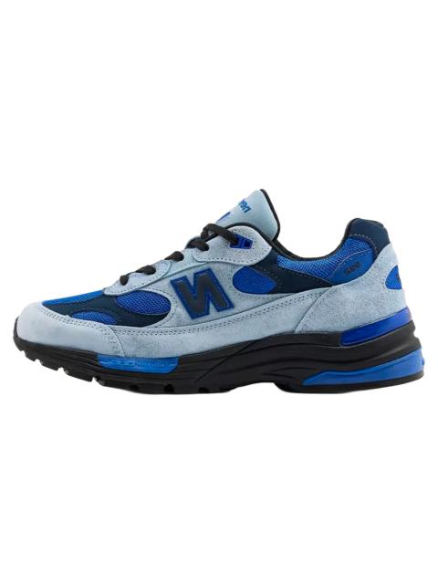 New Balance 992 "Made in USA - LIGHT ARCTIC GREY/BLACK/BLUE GEMSTONE" U992AR