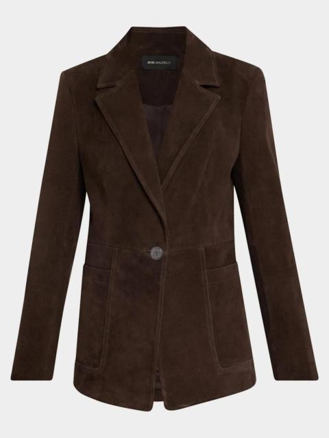 KOBI HALPERIN Claudia Single-Button Suede Jacket
