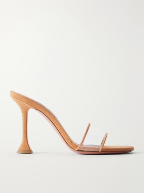 Amina Muaddi Andrea 95 Leather Mules