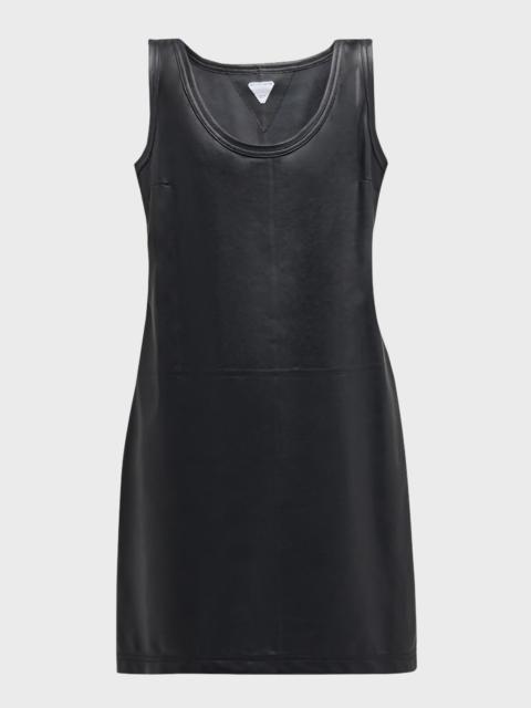Bottega Veneta Nappa Leather Mini Tank Dress