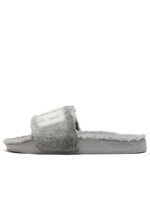 (WMNS) PUMA Leadcat 2.0 Fuzz 'Gray White' 387313-04