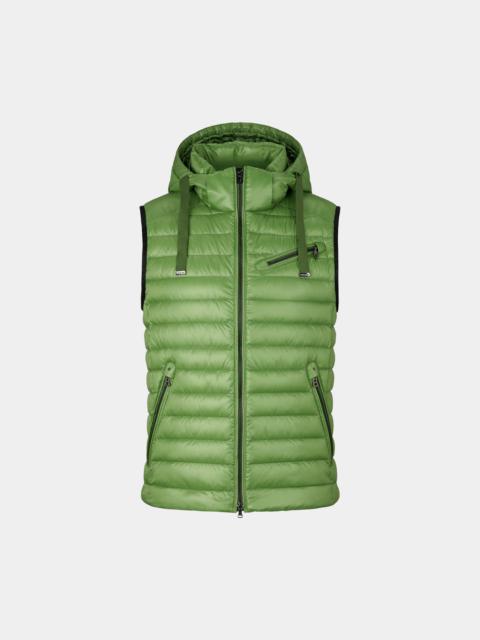 BOGNER Lonne lightweight down vest in Apple/Green