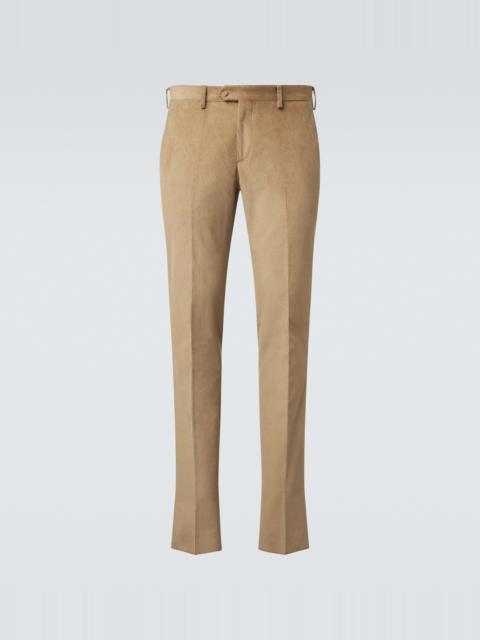 LARDINI Cotton corduroy slim pants