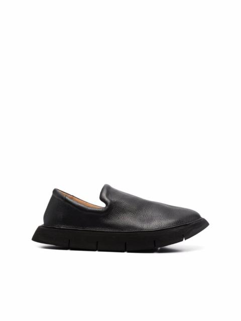 slip-on leather loafers