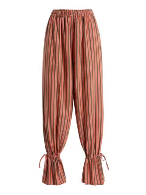 MARRAKSHI LIFE Exclusive La Isla The Cotton Drawstring Parachute Pants orange
