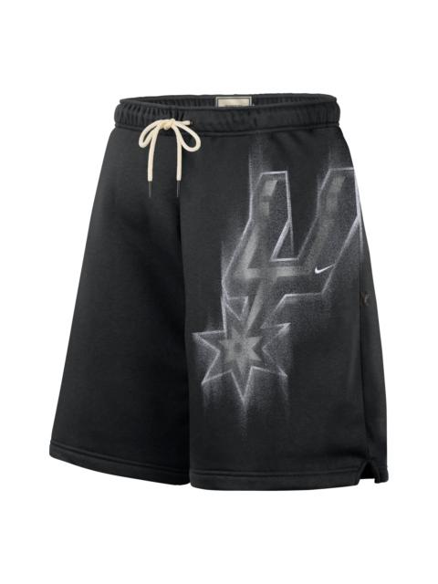 Nike Nike San Antonio Spurs Standard Issue 6" Fleece Shorts 'Black White' IQ1543-010