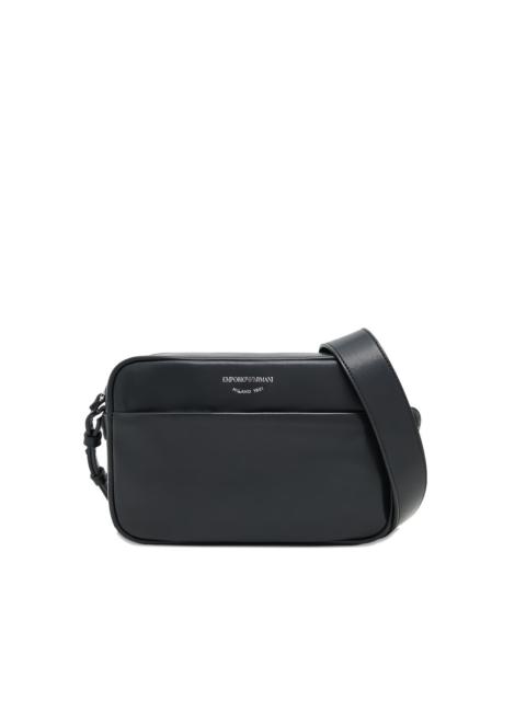 EMPORIO ARMANI leather shoulder bag