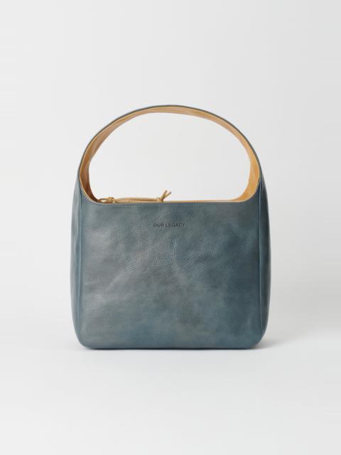 Brick Bag Deep Sky Leather