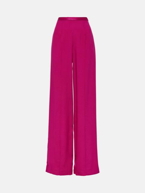 Taller Marmo Marlene high-rise crêpe cady palazzo pants